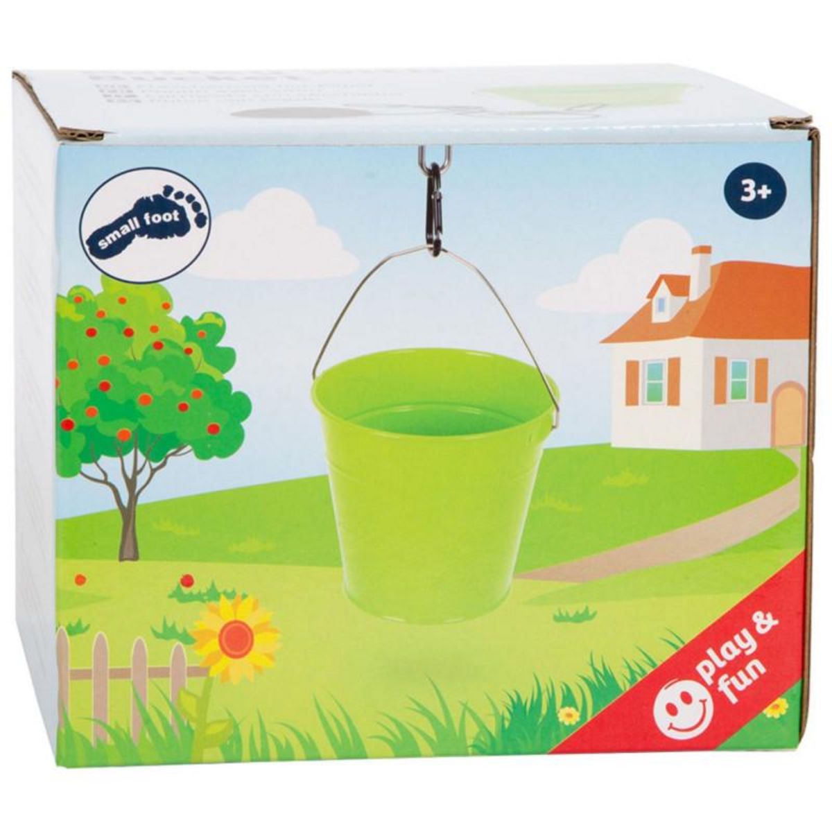 SMALL FOOT Small Foot - Bucket Green with Pulley 11905