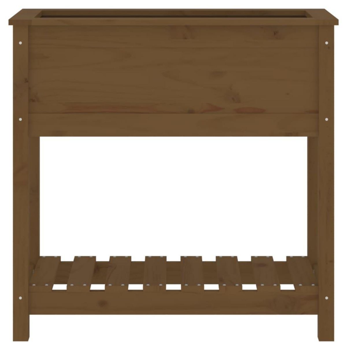 VIDAXL Jardiniere avec etagere Marron miel 82,5x34,5x81 cm Bois de pin