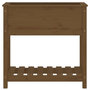 Voir la diapositive 5 : VIDAXL Jardiniere avec etagere Marron miel 82,5x34,5x81 cm Bois de pin