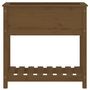 Voir la diapositive 5 : VIDAXL Jardiniere avec etagere Marron miel 82,5x34,5x81 cm Bois de pin