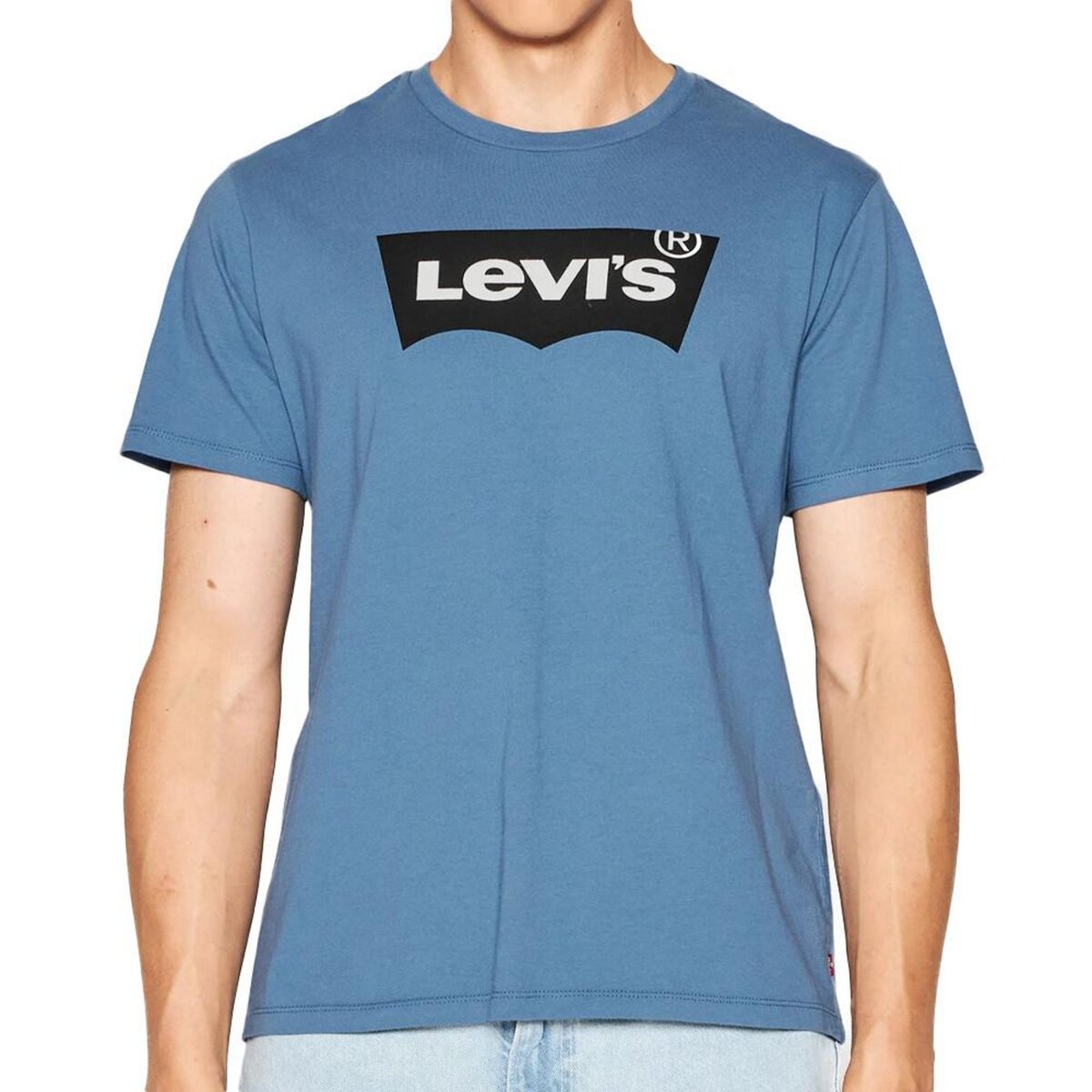 T shirt Bleu Homme Levi s Graphic pas cher Auchan