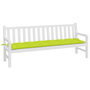 Voir la diapositive 3 : VIDAXL Coussin de banc de jardin vert brillant 200x50x7cm tissu oxford