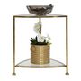 Voir la diapositive 3 : Paris Prix Table d'Appoint Design  Vera  50cm Or