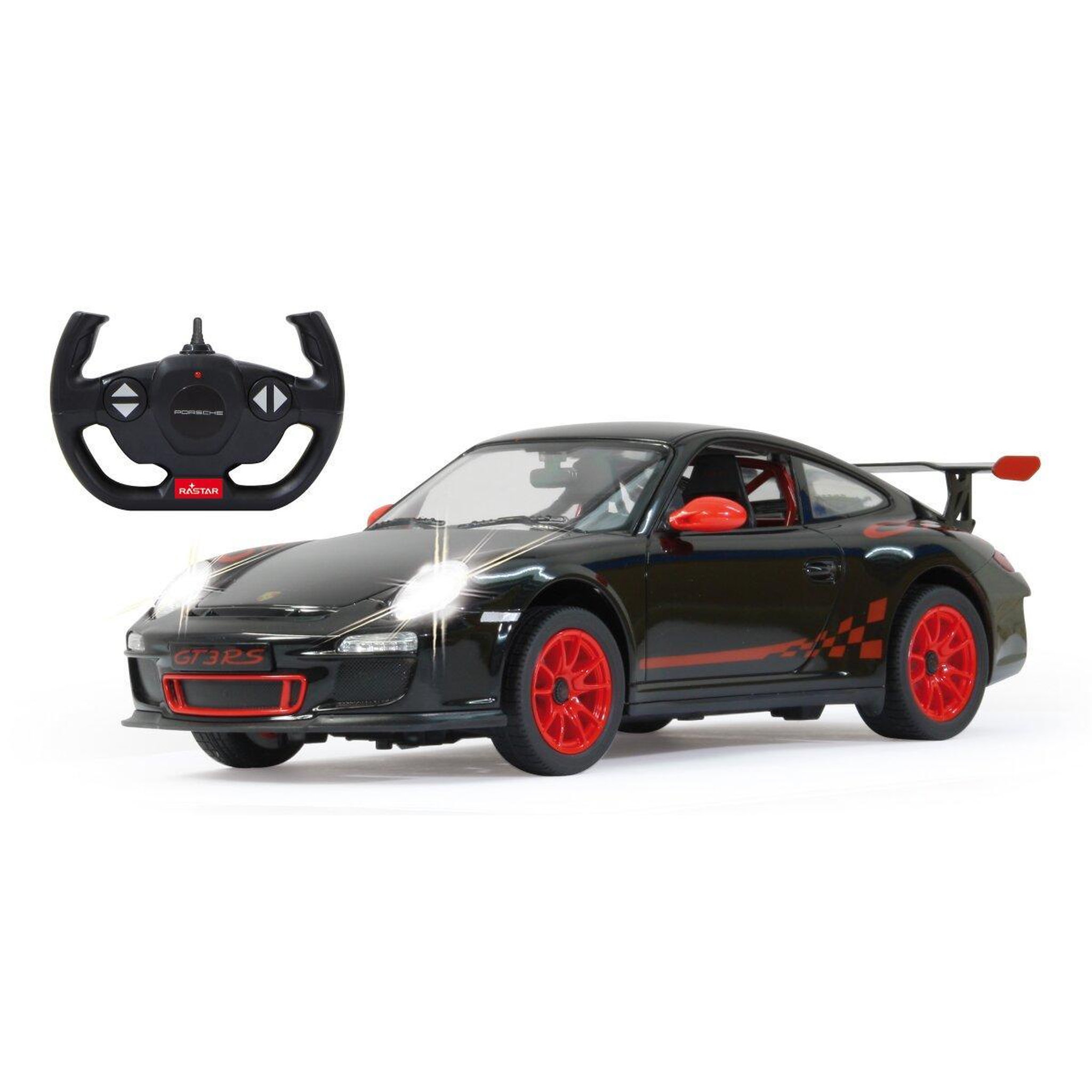 Jamara Voiture télécommandée Porsche GT3 RS 1:14 noir 2,4GHz