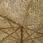 Voir la diapositive 2 : VIDAXL Parasol en bambou avec toit en feuille de bananier 210 cm