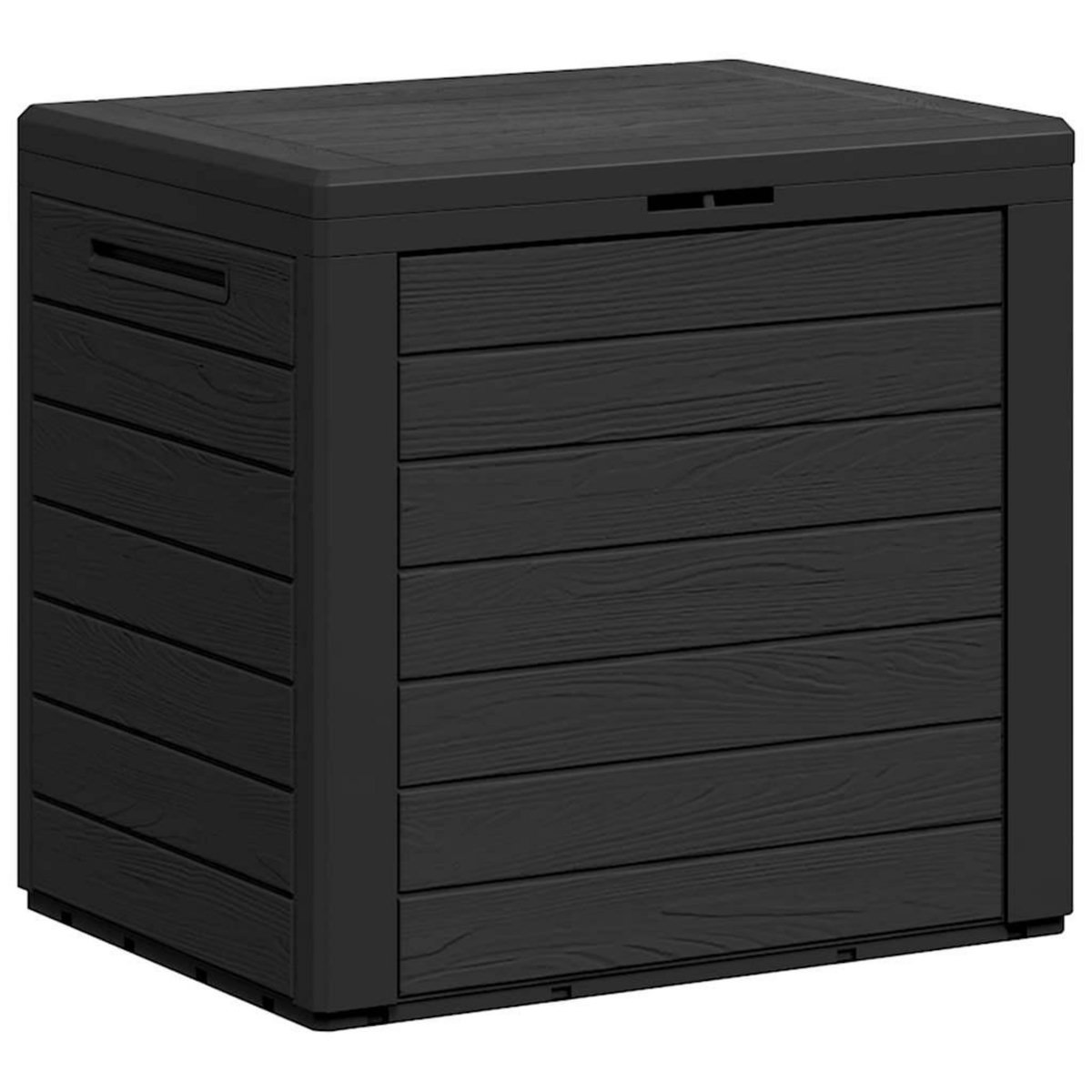 VIDAXL Boîte de stockage jardin Anthracite 58,5x46x55 cm Polypropylene
