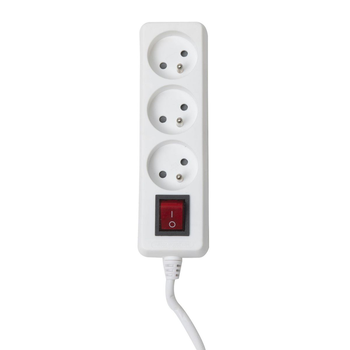 Gsc Bloc multiprises 3 prises avec interrupteur