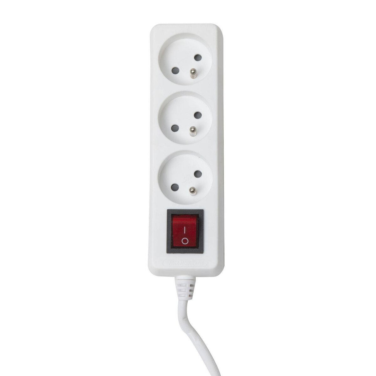 Gsc Bloc multiprises 3 prises avec interrupteur