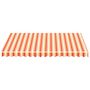 Voir la diapositive 4 : VIDAXL Tissu de remplacement pour auvent Jaune et orange 3x2,5 m