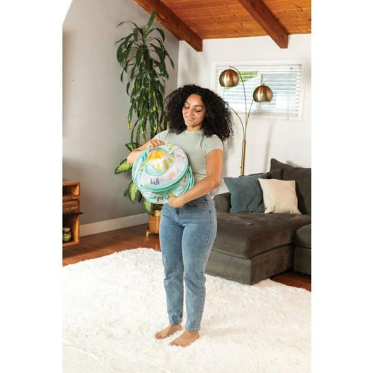 INFANTINO Aire de jeu a balles - INFANTINO - POP UP - 50 balles + sac de rangement