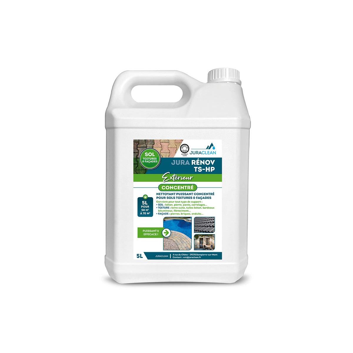 JURA CLEAN Nettoyant concentré pour terrasse Jura Rénov TS-HP 5 L - Jura Clean