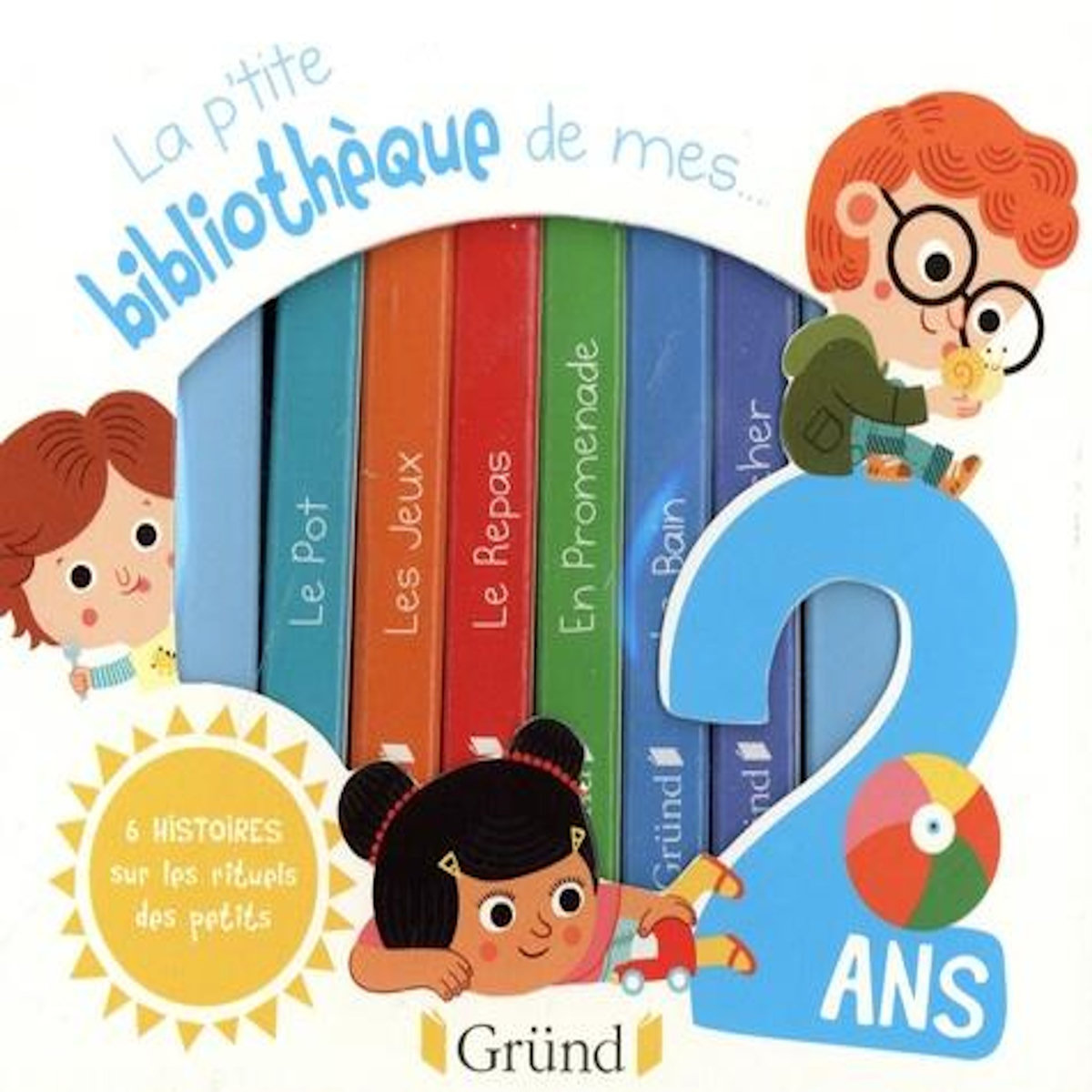 LA P'TITE BIBLIOTHEQUE DE MES 2 ANS. COFFRET EN 6 VOLUMES, Mercier Julie