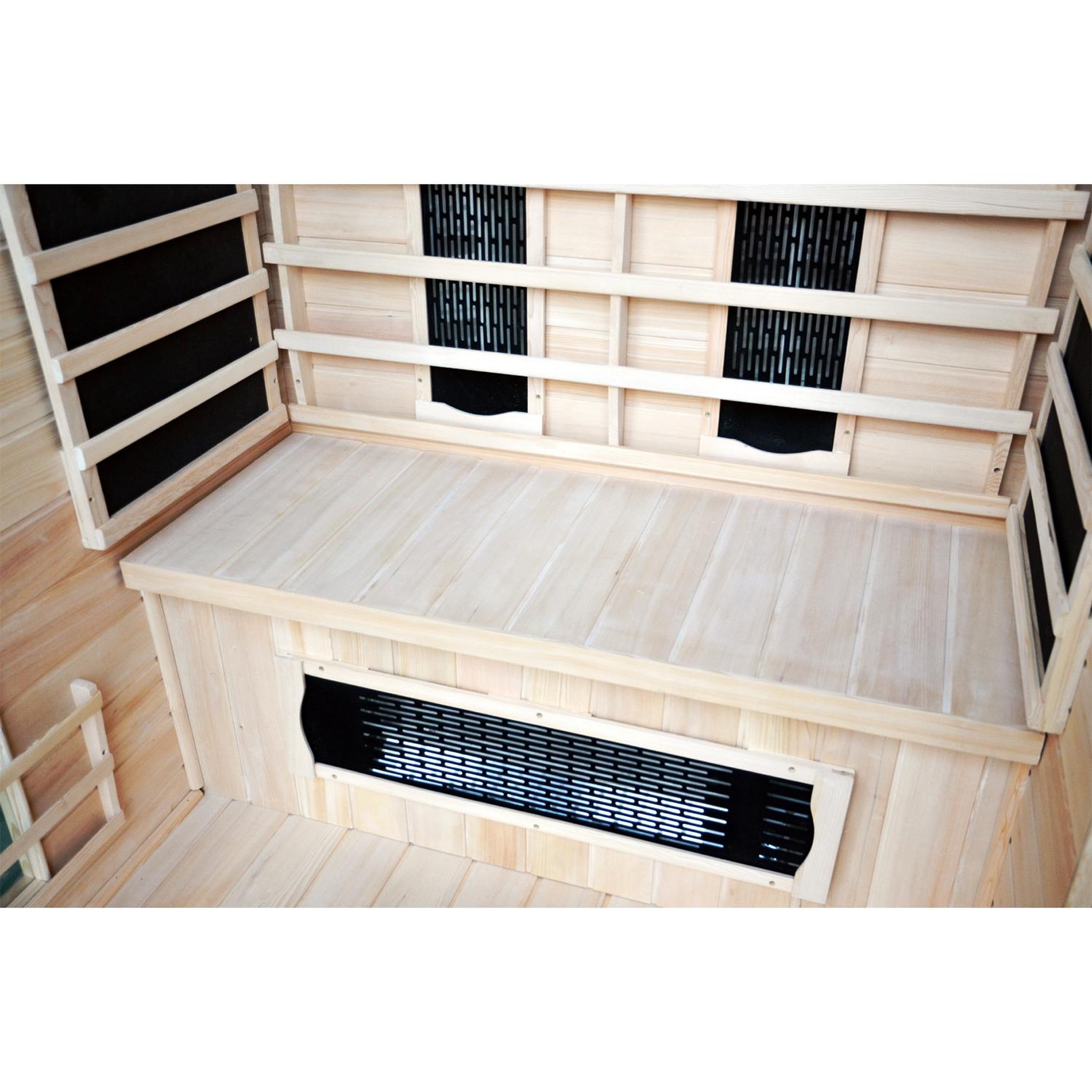 Voir la diapositive 6 : CONCEPT USINE Cabine de sauna luxe infrarouge 2 places narvik