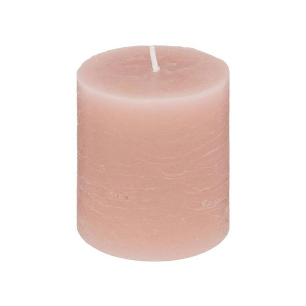 COMPTOIR DE LA BOUGIE Bougie Ronde  Rustic  7cm Rose Clair