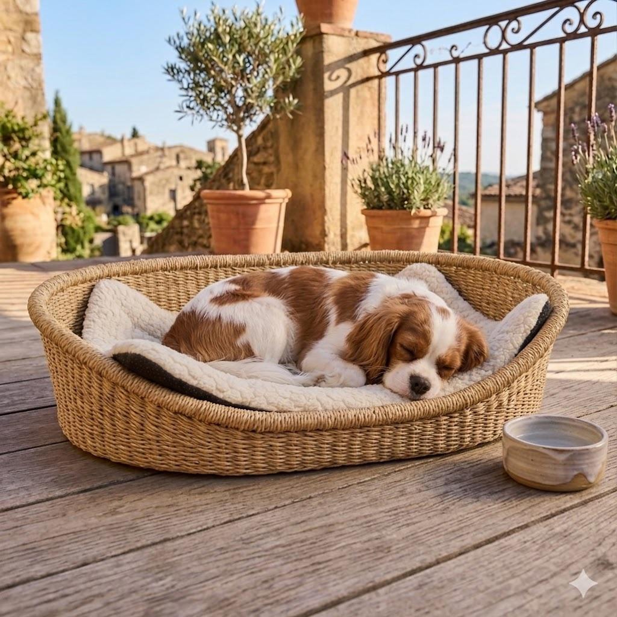 Voir la diapositive 5 : Eden Coussin rectangle pour chien naya