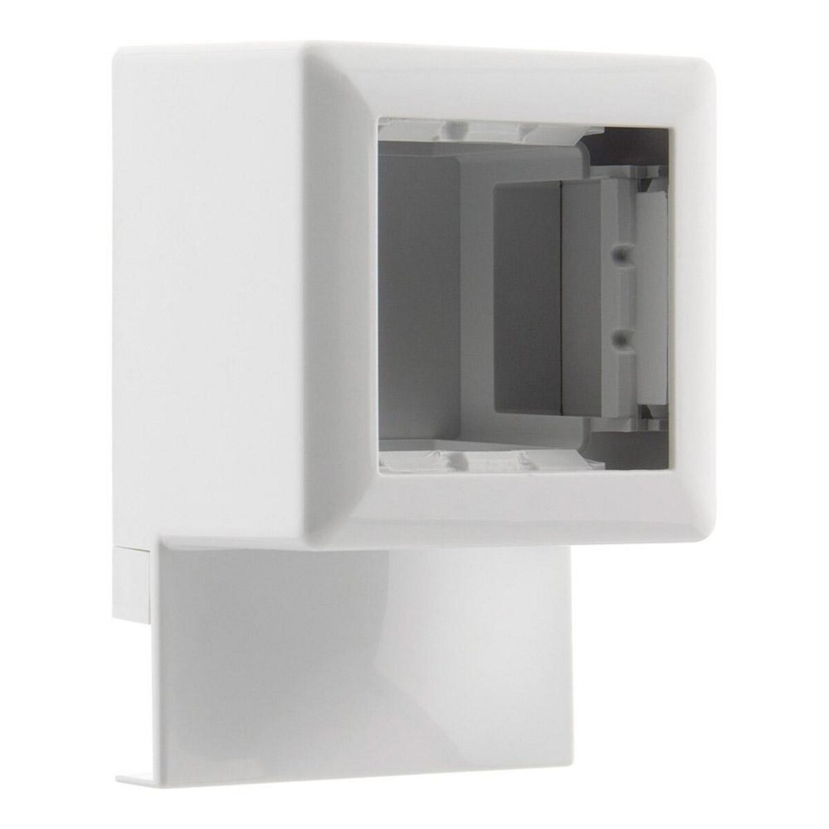 ZENITECH Cadre saillie pour appareillage moulure 45mm blanc