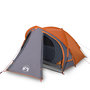 Voir la diapositive 2 : VIDAXL Tente de camping a dome 2 personnes gris et orange impermeable