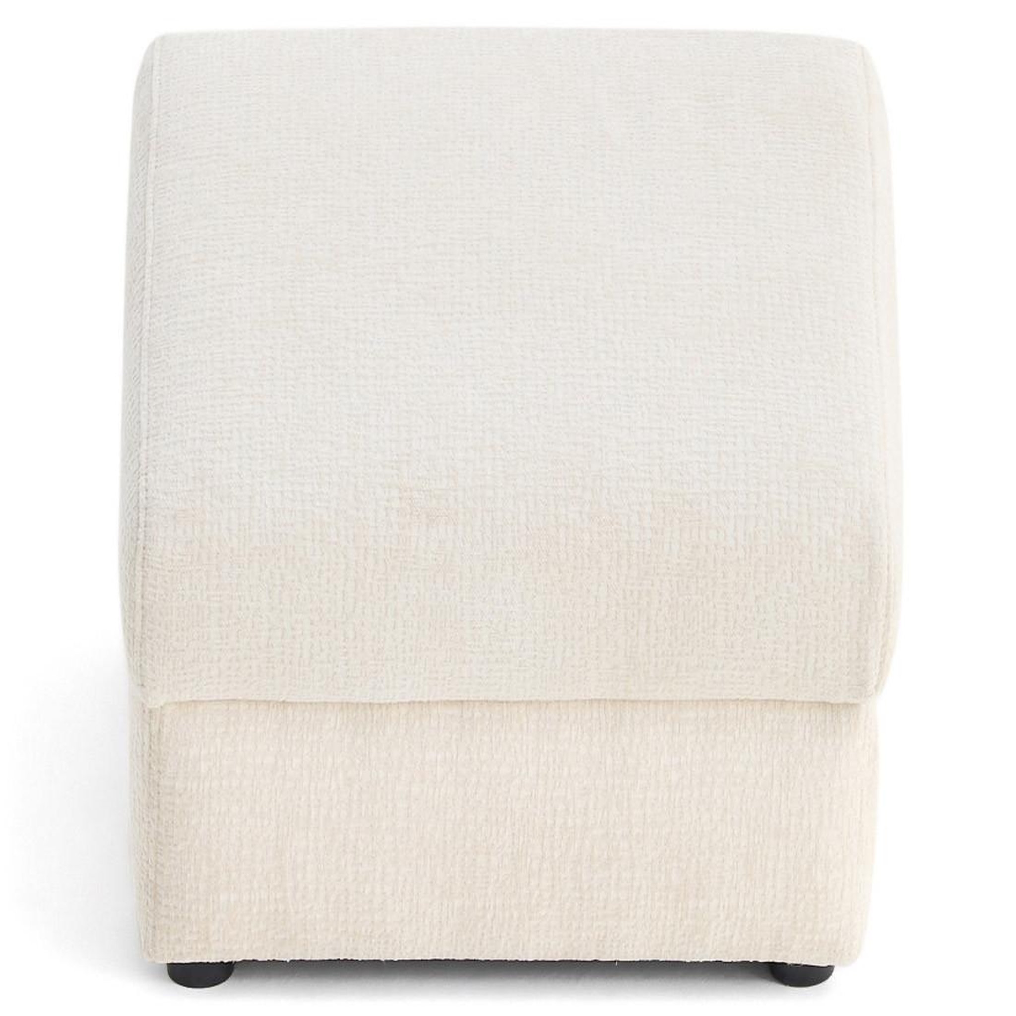 Voir la diapositive 6 : LISA DESIGN Bastille - pouf en tissu velours relief