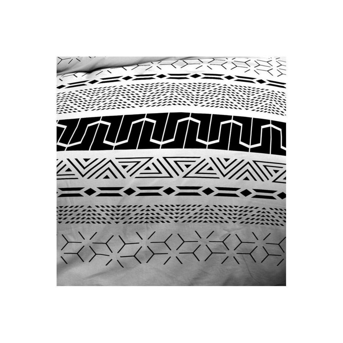 Kaliss Parure 4 pièces Graphic 2 personnes 100% coton 57 fils