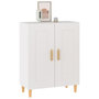 Voir la diapositive 5 : VIDAXL Buffet Blanc 69,5x34x90 cm Bois d ingénierie