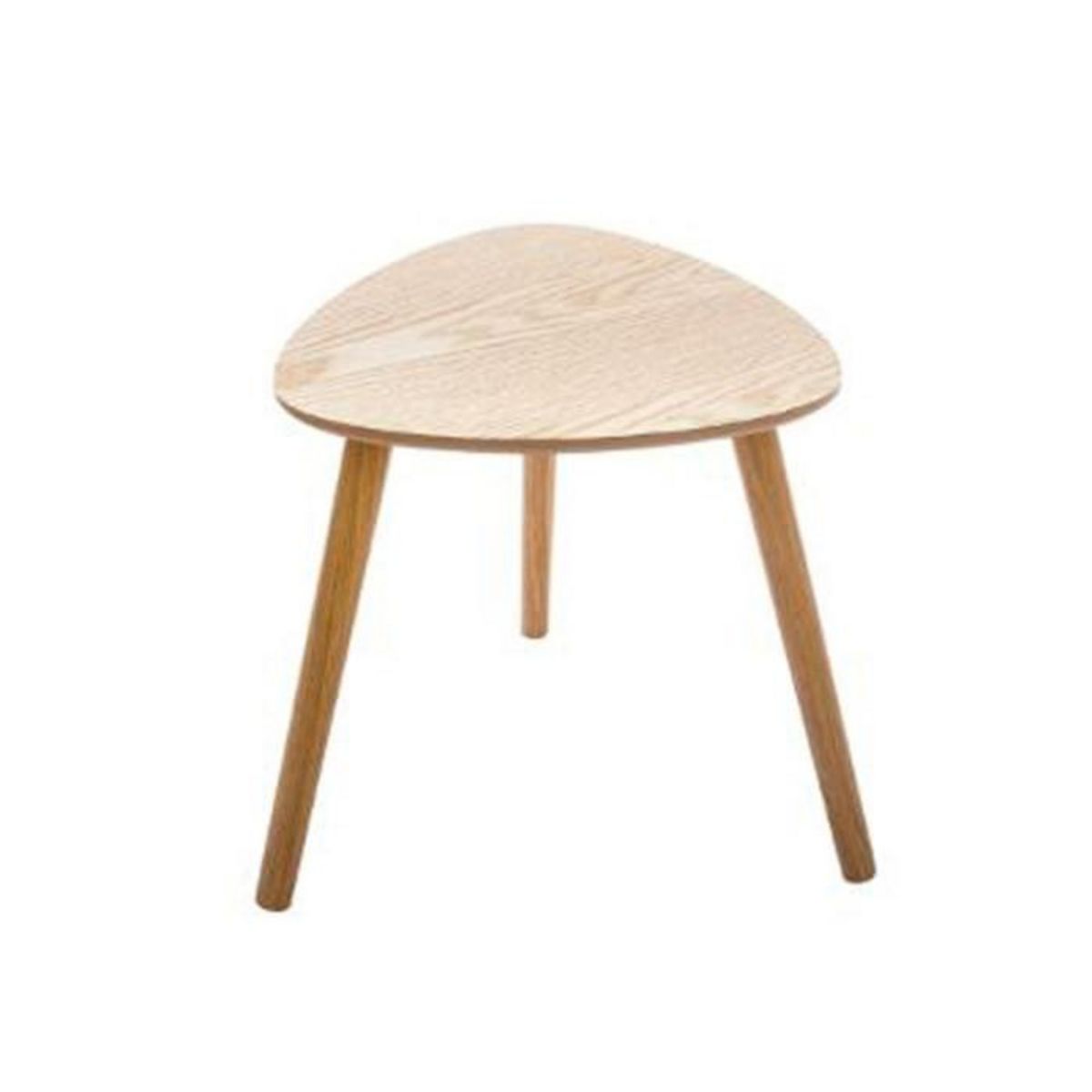 ATMOSPHERA Lot de 3 Tables à Café en Bois  Mileo  60cm Naturel