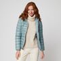 Voir la diapositive 1 : INEXTENSO Doudoune vert turquoise femme