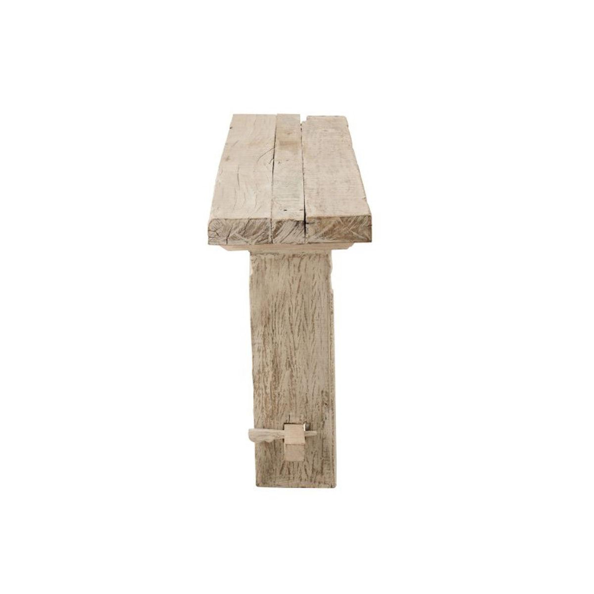Voir la diapositive 3 : J-LINE Console design en bois  delavo  150cm naturel