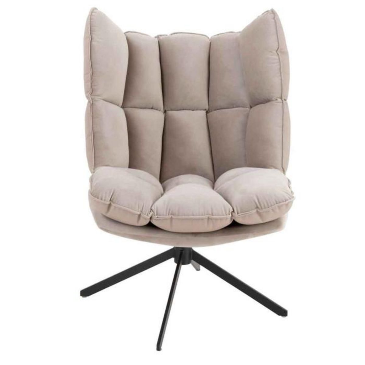 Paris Prix Fauteuil Relax sur Pied  Coussin  92cm Gris Clair