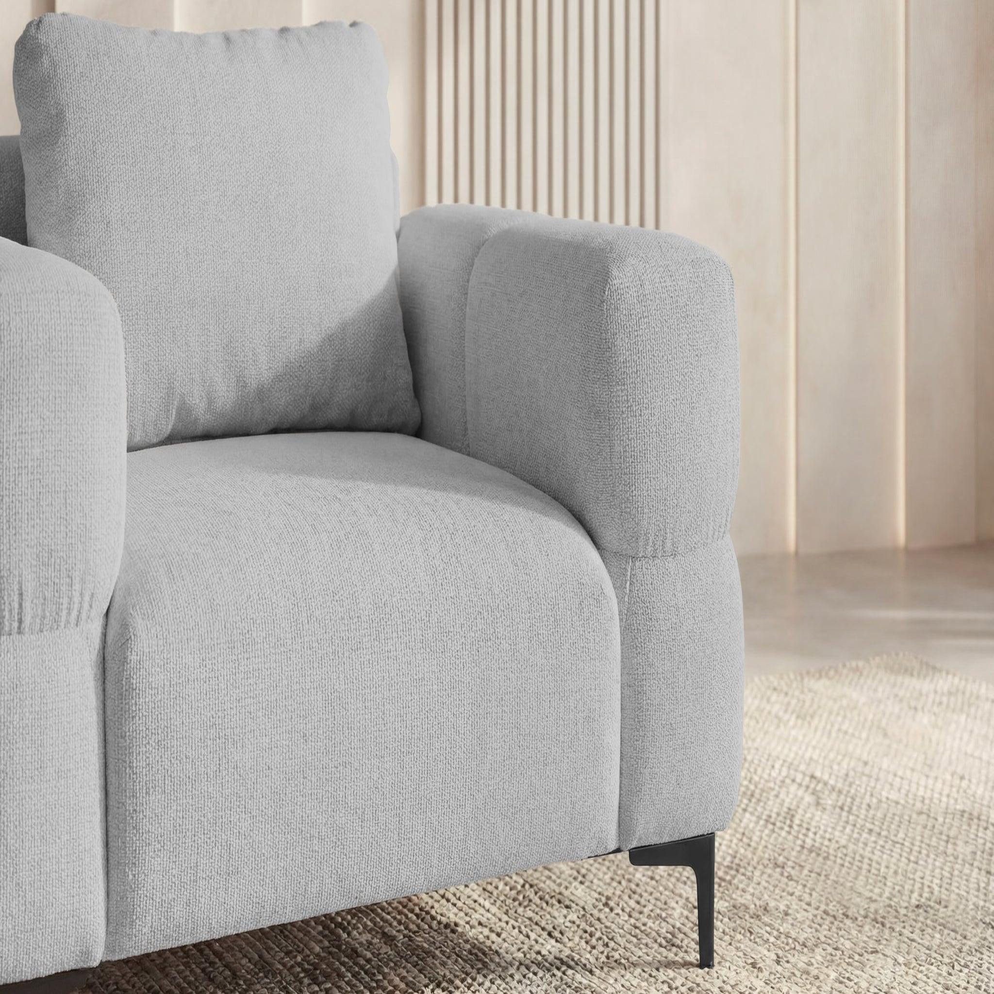 Voir la diapositive 4 : CASANOVA PARIS Elton - fauteuil en tissu lisse