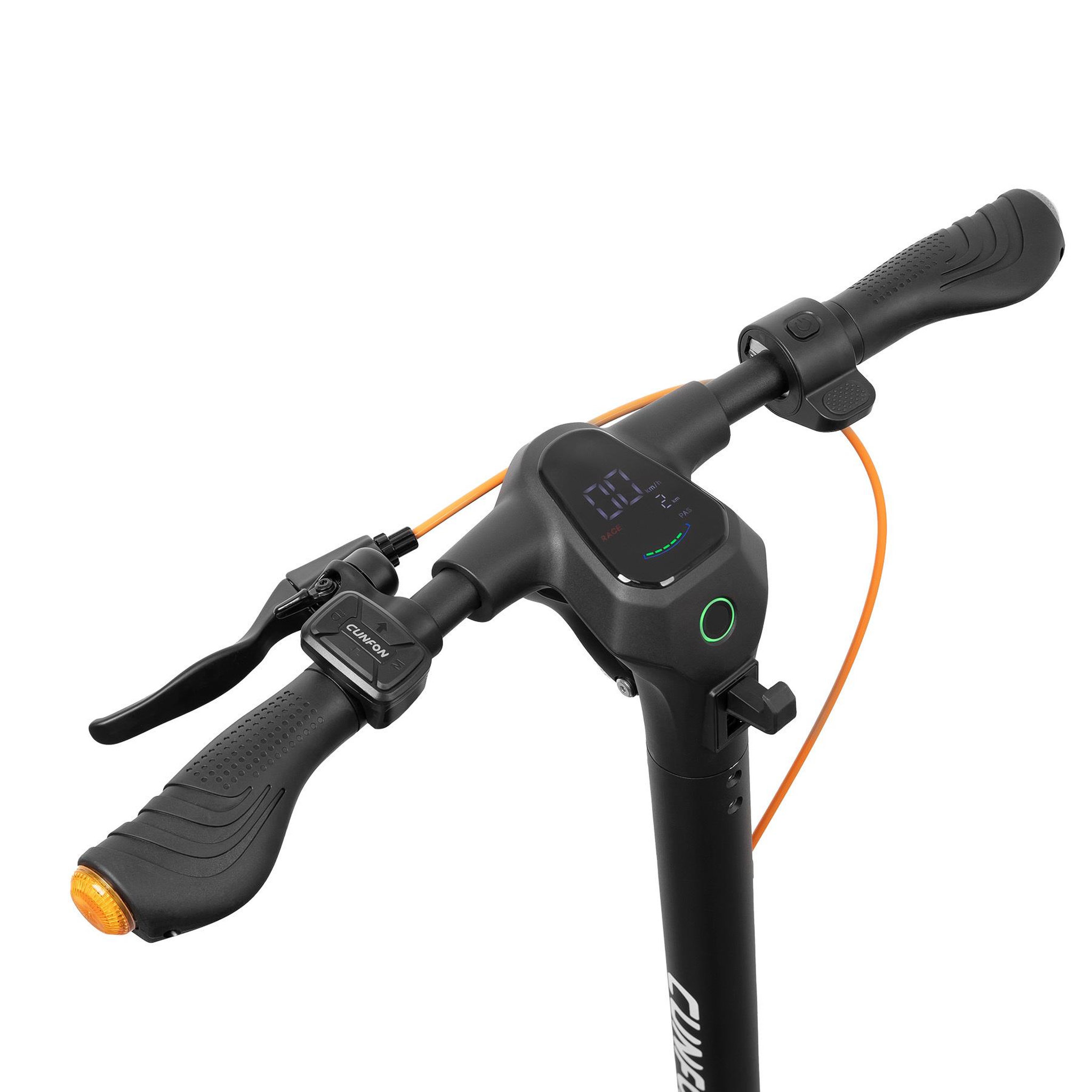 Voir la diapositive 4 : CUNFON Trottinette électrique cunfon rs300, légère, 10 pouces, noire