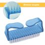 Voir la diapositive 3 : VIVEZEN Lot de 10 brosses à ongles, nettoyantes - Violet