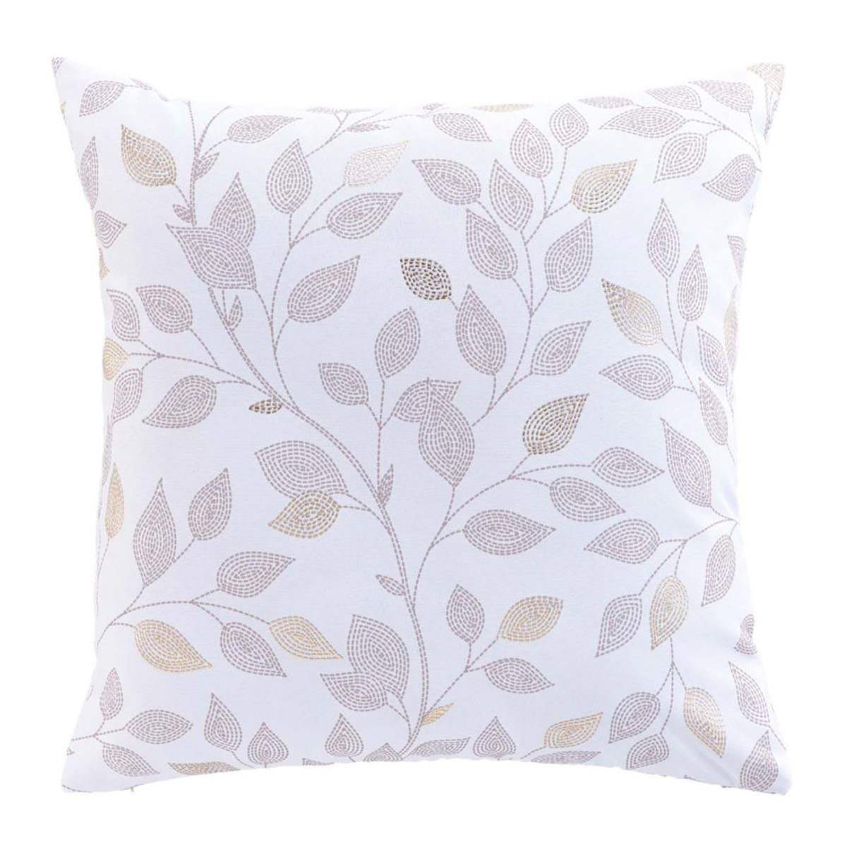 Paris Prix Coussin Déco Imprimé  Duchesse  45x45cm Blanc