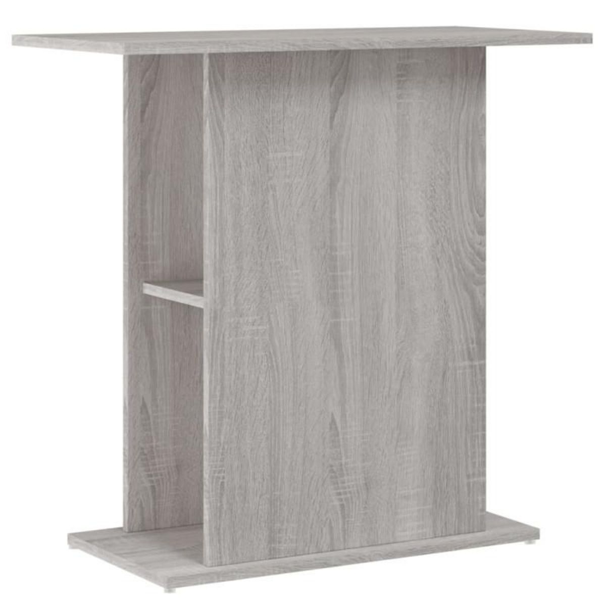 VIDAXL Support d aquarium sonoma gris 75x36x72,5 cm bois d ingénierie