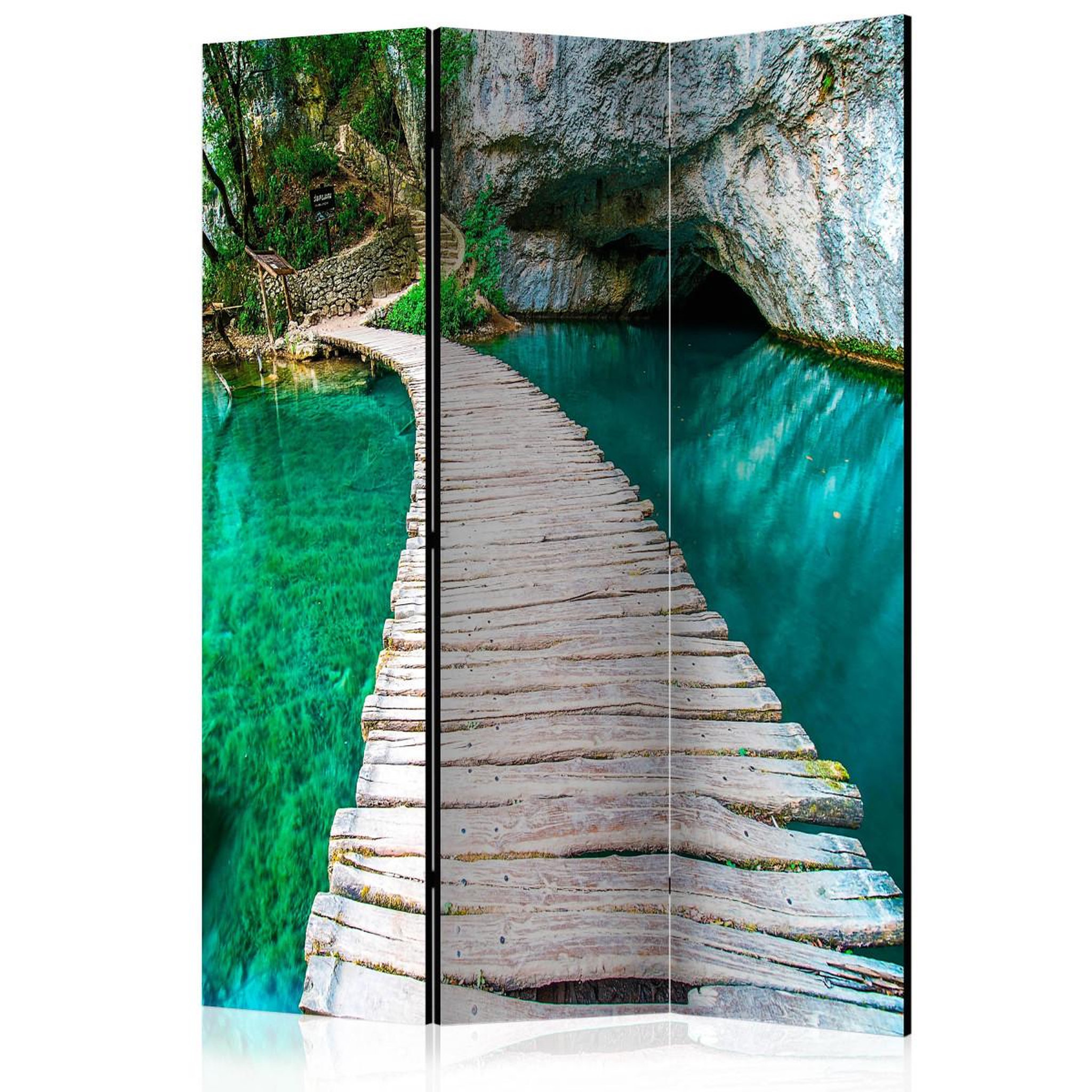 Paris Prix Paravent 3 volets  emerald lake  135x172cm