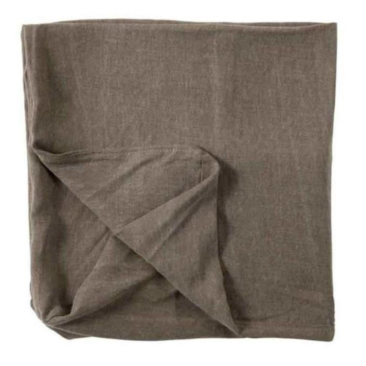Paris Prix Housse pour Pouf  Monaco  105x105cm Taupe