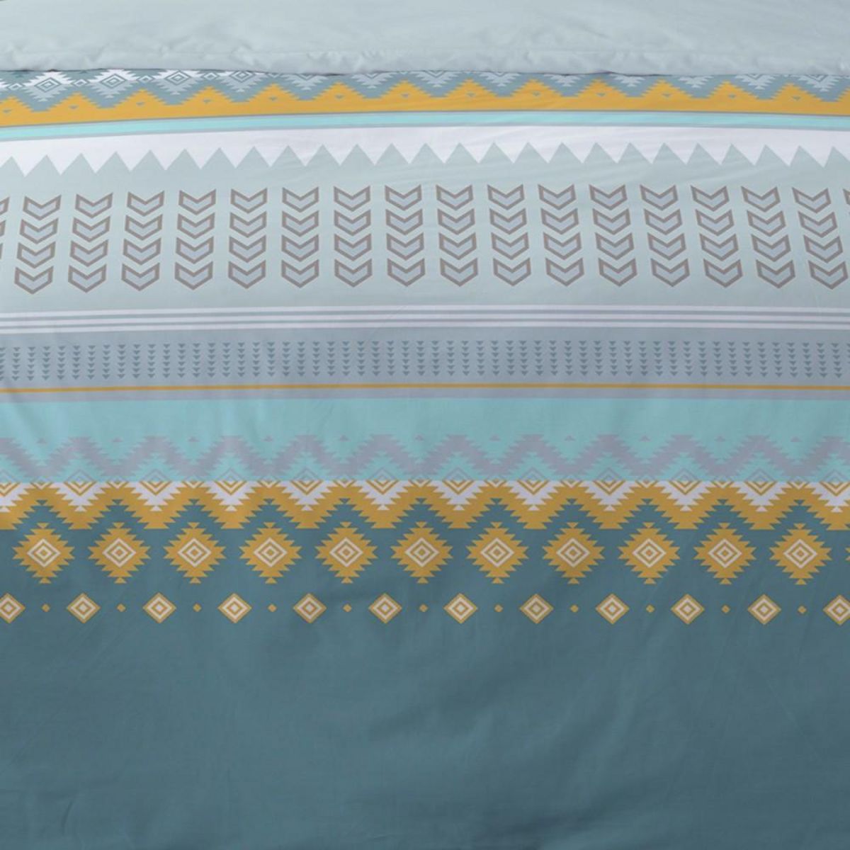 Dourev Housse de couette 240x220 ELKI + 2 taies 100% coton