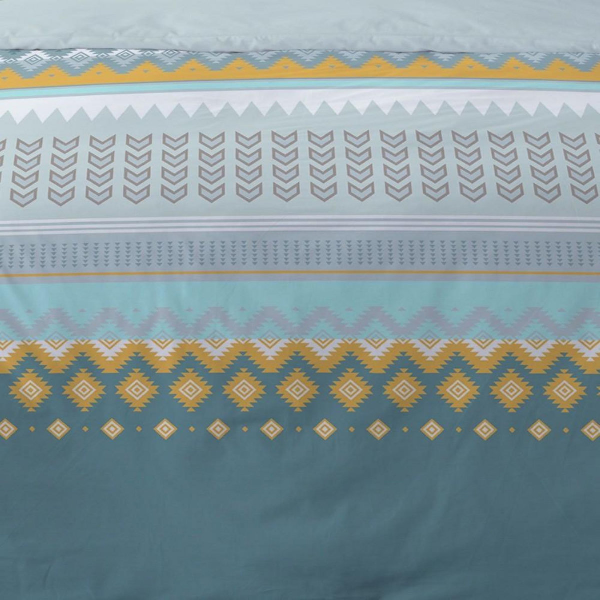 Dourev Housse de couette 240x220 ELKI + 2 taies 100% coton