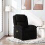 Voir la diapositive 1 : VIDAXL Fauteuil de massage inclinable Noir Tissu