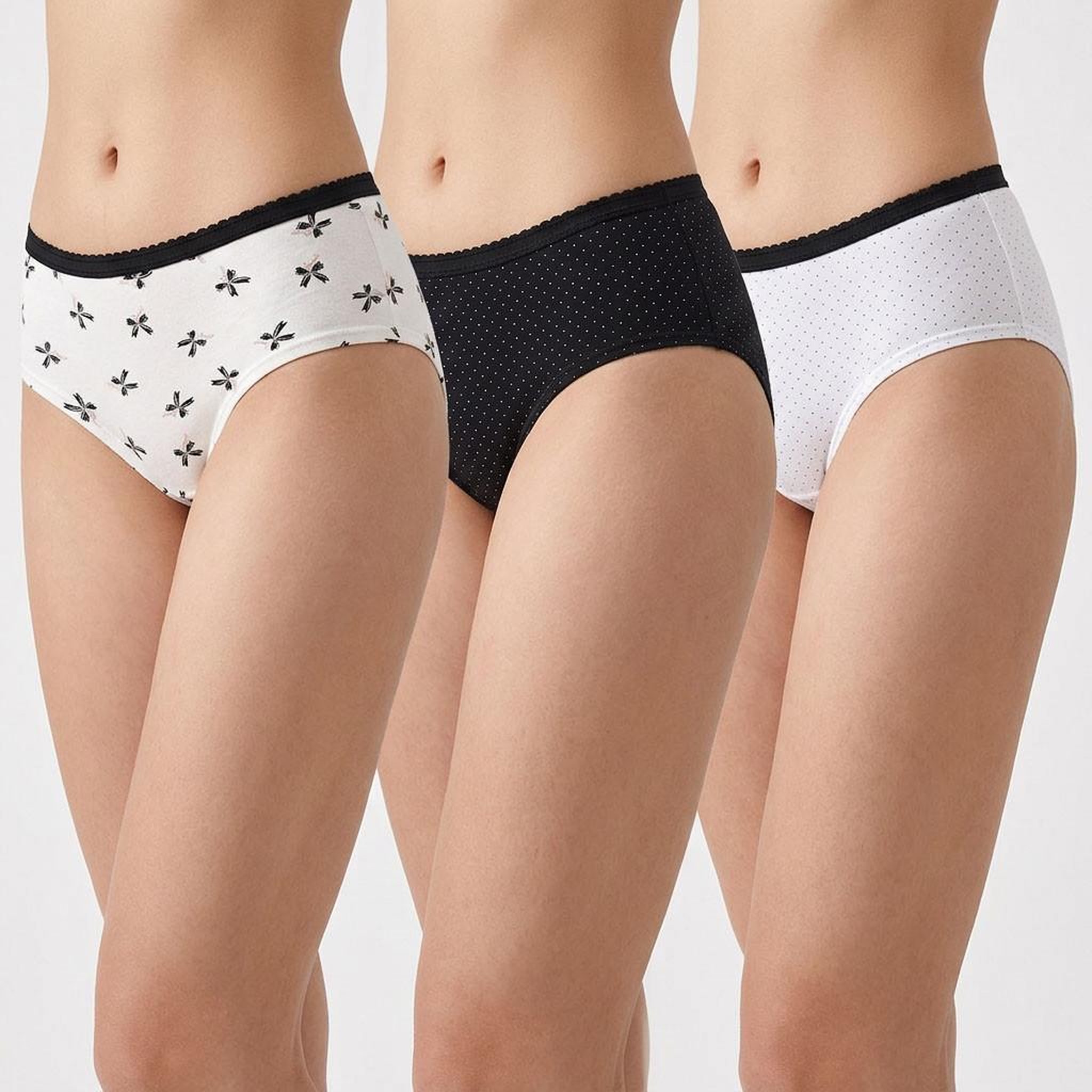 Voir la diapositive 4 : OZABI OZABI Pack Culottes Fille Coton - Lot de 6