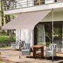 Voir la diapositive 2 : OUTSUNNY Store banne manuel rétractable 2L x 1,5l x 1,7-2,8H m inclinaison réglable installation rapide métal alu polyester beige
