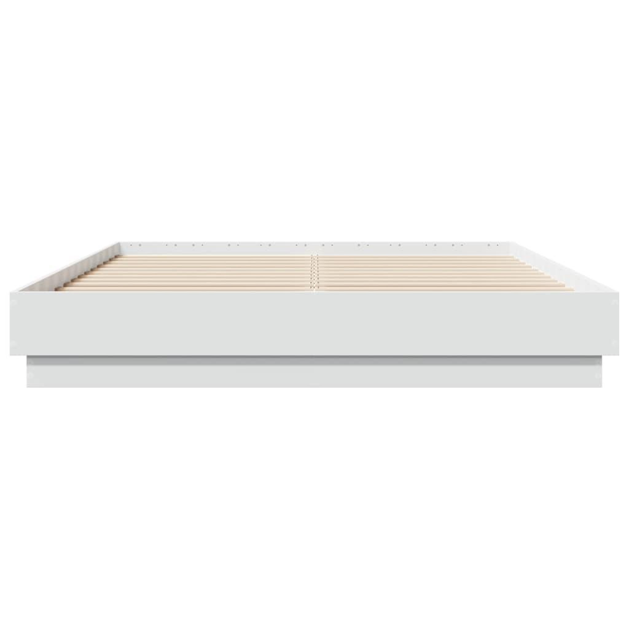 Voir la diapositive 4 : VIDAXL Cadre de lit sans matelas blanc 120x200 cm