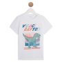 Voir la diapositive 1 : INEXTENSO T-shirt blanc velociraptor garçon 