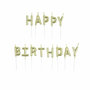 Voir la diapositive 1 : Paris Prix Lot de 13 Bougies  Happy Birthday  8cm Or
