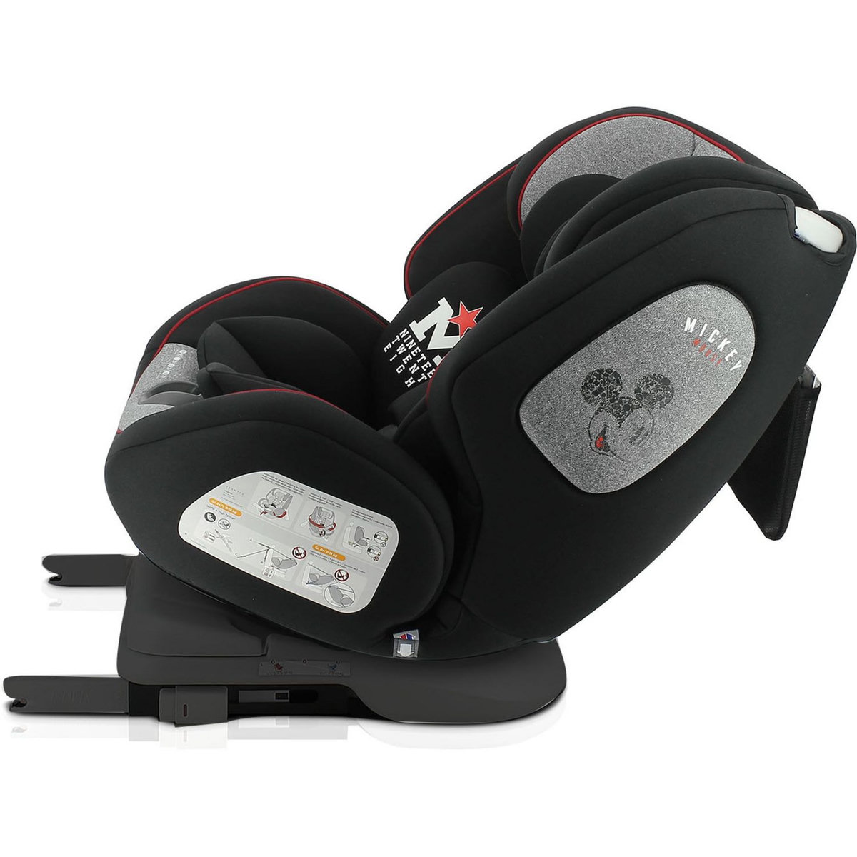 DISNEY Siège auto isofix ONE 360° groupe 0+/1/2/3 (0-36 Kg) - Dos à la route jusqu'à 18 Kg&ndash; Mickey