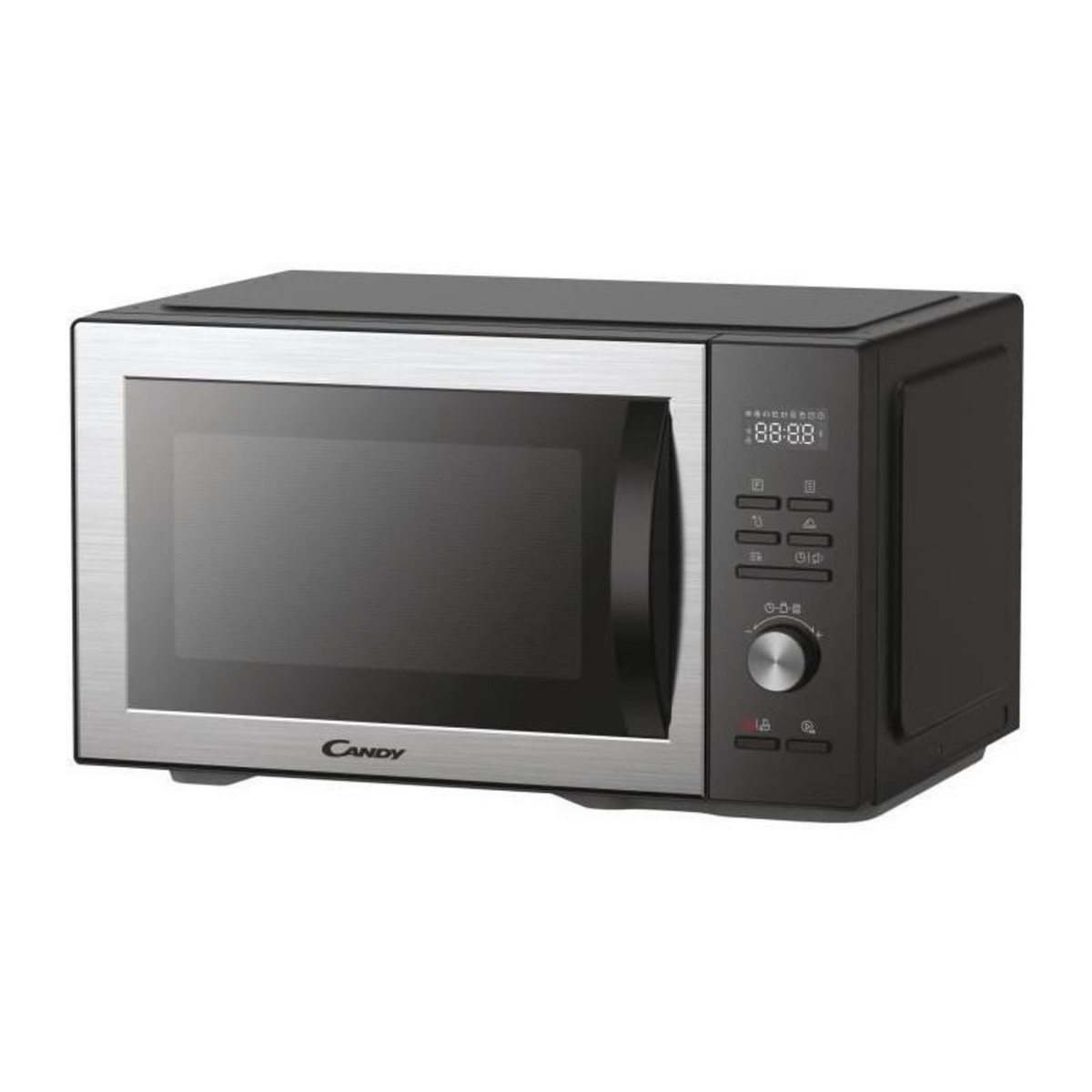 Candy CMCA29EDLB Micro-ondes Combiné 29L MO : 1000W - Gril : 1000W - Cavité en acier inoxidable - UI digitale Fonction basse témper