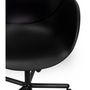 Voir la diapositive 4 : Paris Prix Chaise de Bureau Design  Maritza  85cm Noir