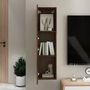 Voir la diapositive 3 : VIDAXL Meuble TV mural Chene marron 30,5x30x110 cm