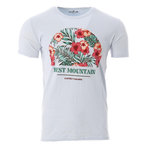 Best Mountain T shirt  Homme Best Mountain 1006. Coloris disponibles : Bleu