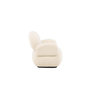 Voir la diapositive 2 : Paris Prix Fauteuil Design Chenille  Sevilla  105cm Beige