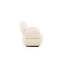 Voir la diapositive 2 : Paris Prix Fauteuil Design Chenille  Sevilla  105cm Beige